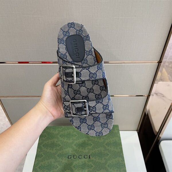 GUCCI MEN'S SLIDE SANDAL WITH STRAPS – GSL029 - Image 6