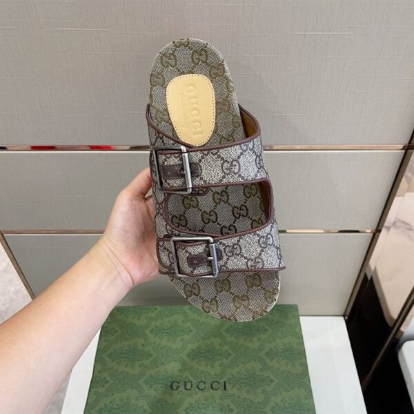GUCCI MEN'S SLIDE SANDAL WITH STRAPS – GSL030 - Image 6
