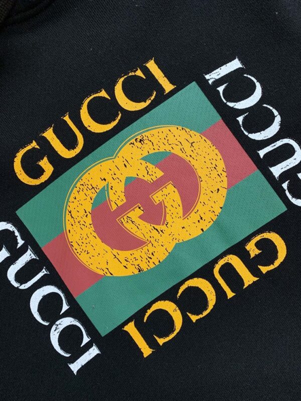 GUCCI OVERSIZE SWEATSHIRT WITH GUCCI LOGO – GCK004 - Image 6
