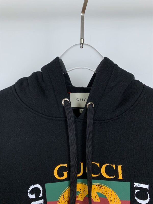 GUCCI OVERSIZE SWEATSHIRT WITH GUCCI LOGO – GCK004 - Image 4