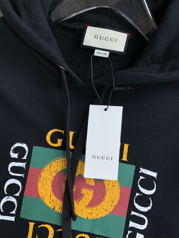 GUCCI OVERSIZE SWEATSHIRT WITH GUCCI LOGO – GCK004 - Image 5