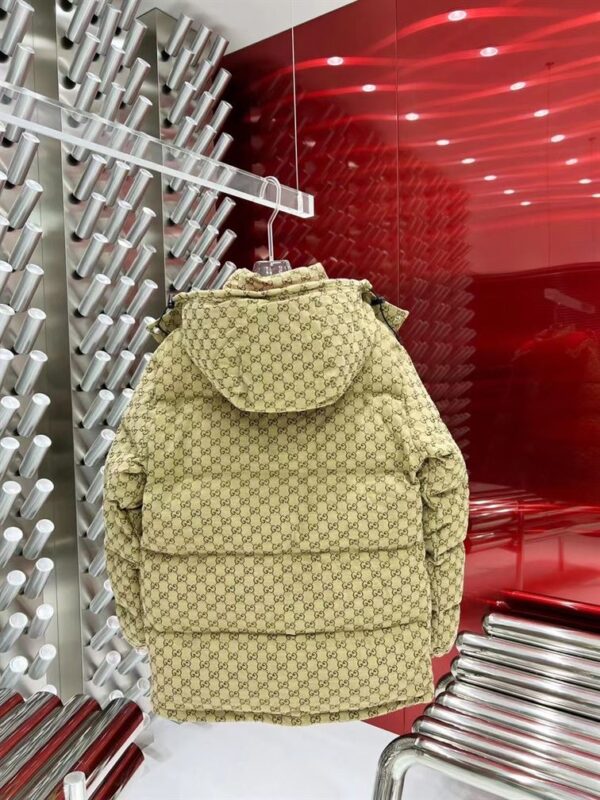 GUCCI X THE NORTH FACE PRINT JACKET BEIGE EBONY – GCJ011 - Image 3