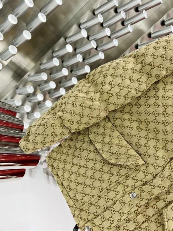 GUCCI X THE NORTH FACE PRINT JACKET BEIGE EBONY – GCJ011 - Image 9