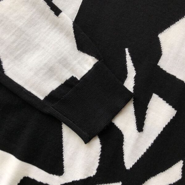 LOUIS VUITTON ABSTRACT HOUNDSTOOTH CREWNECK – LVH028 - Image 5