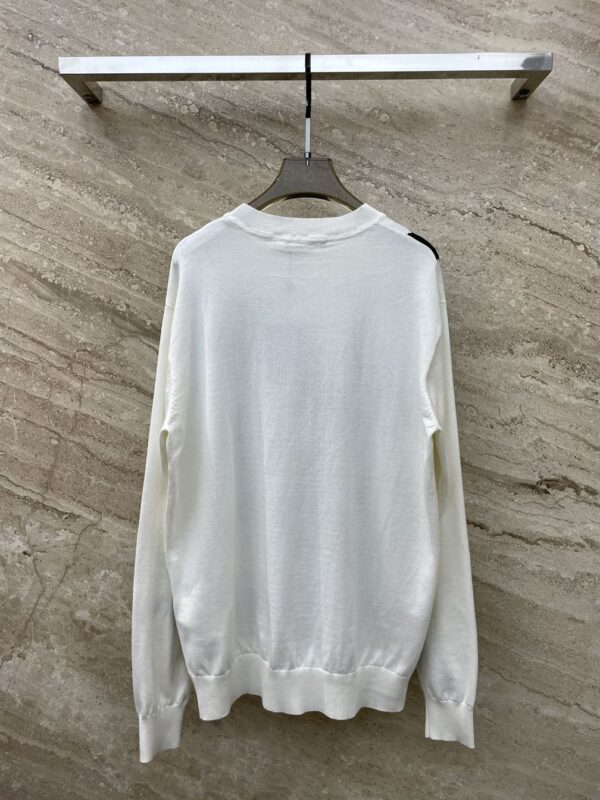 LOUIS VUITTON INTARSIA CASHMERE WOOL CREWNECK – LVH056 - Image 3