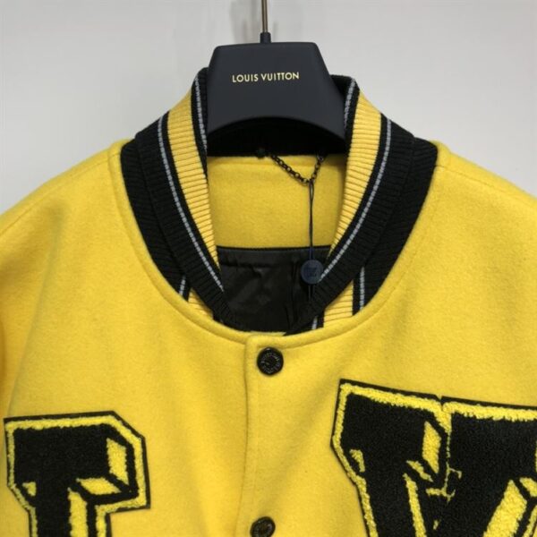 LOUIS VUITTON LEATHER EMBROIDERED VARSITY – LVC004 - Image 4
