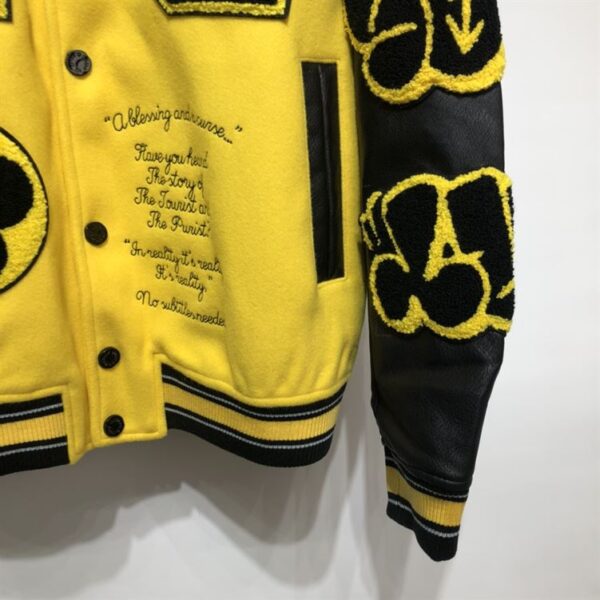 LOUIS VUITTON LEATHER EMBROIDERED VARSITY – LVC004 - Image 5