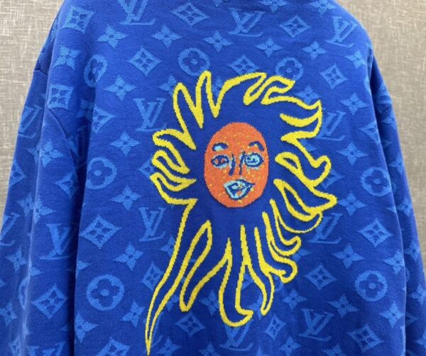 LOUIS VUITTON LV x YK MONOGRAM FACES KNITTED CARDIGAN – LVH052 - Image 5