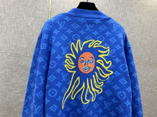 LOUIS VUITTON LV x YK MONOGRAM FACES KNITTED CARDIGAN – LVH052 - Image 8