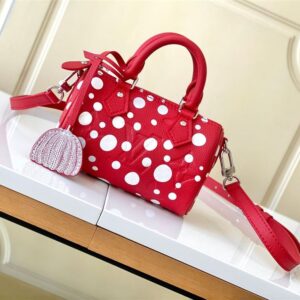 LOUIS VUITTON LV X YK SPEEDY BANDOULIERE 20 MONOGRAM EMPREINTE - LW081