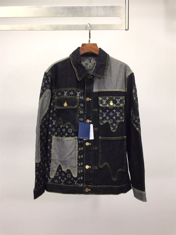 LOUIS VUITTON MONOGRAM CRAZY DENIM WORKWEAR JACKET – LVC002 - Image 2