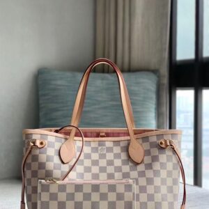 LOUIS VUITTON NEVERFULL PM DAMIER AZUR CANVAS - LW129