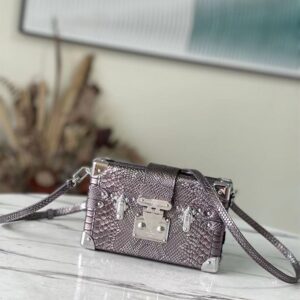 LOUIS VUITTON PETITE MALLE CROCODILIEN MAT - LW067