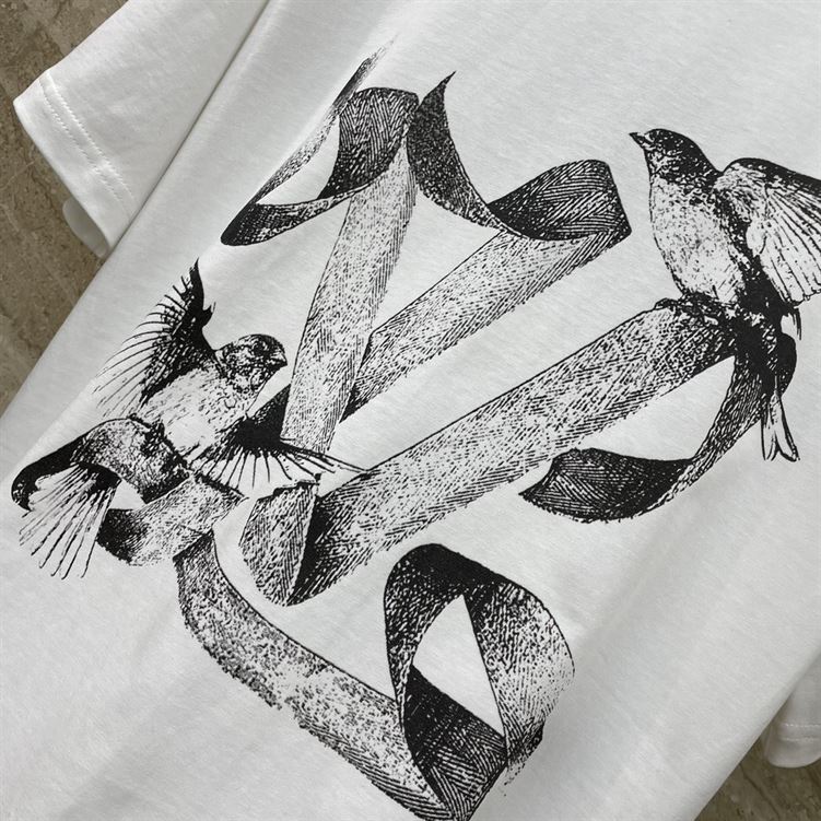 LOUIS VUITTON PRINTED COTTON T-SHIRT – LVTS063 - Image 5