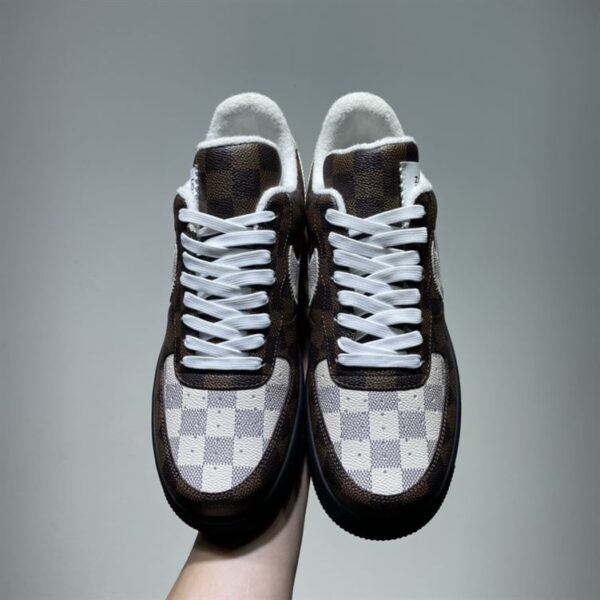 LOUIS VUITTON X NIKE AIR FORCE 1 LOW-TOP SNEAKERS – LVS131 - Image 3
