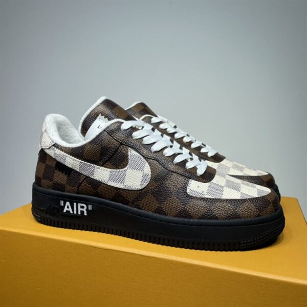 LOUIS VUITTON X NIKE AIR FORCE 1 LOW-TOP SNEAKERS – LVS131 - Image 2