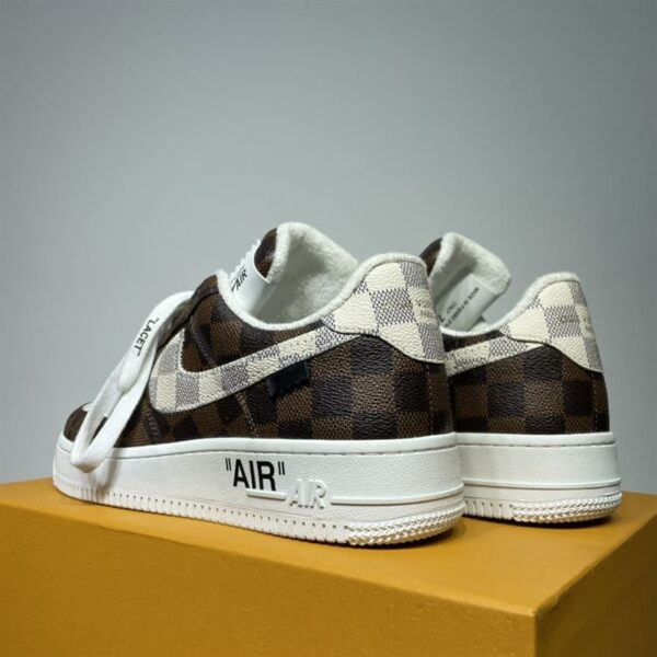 LOUIS VUITTON X NIKE AIR FORCE 1 LOW-TOP SNEAKERS – LVS132 - Image 7