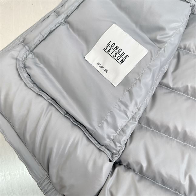 MONCLER ACORUS QUILTED DOWN JACKET IN GREY – MC058 - Image 8