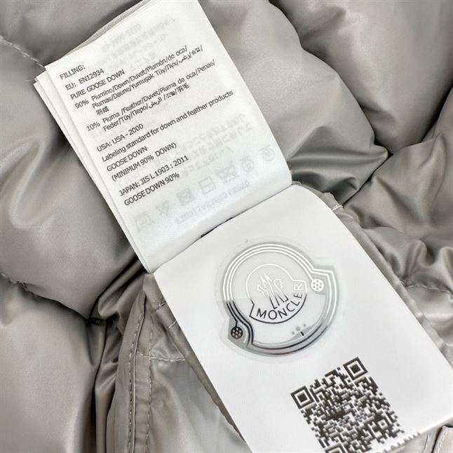 MONCLER ACORUS QUILTED DOWN JACKET IN GREY – MC058 - Image 9