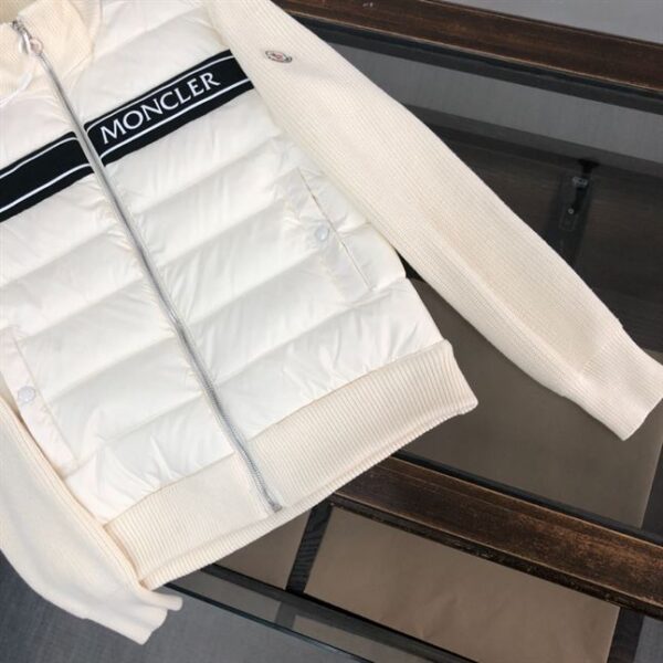 MONCLER PADDED CARDIGAN WITH ZIP – MC067 - Image 4