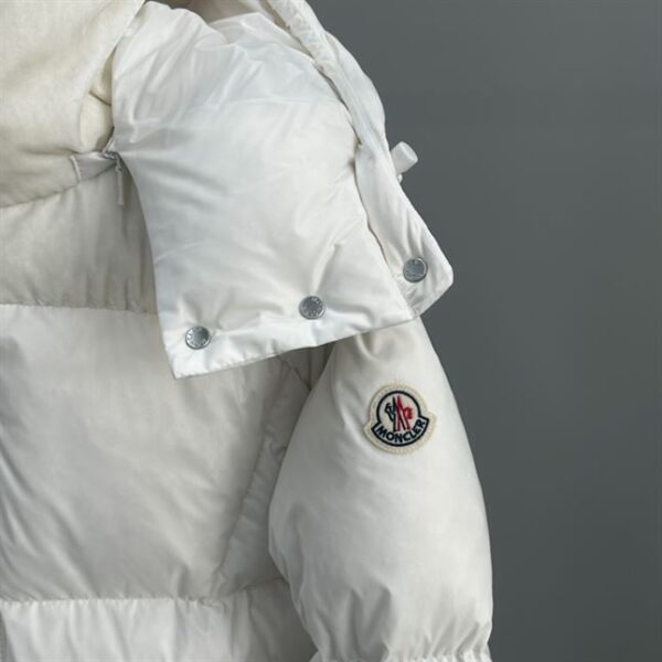 MONCLER WHITE POLYAMIDE MEANDRE JACKET – MC056 - Image 5