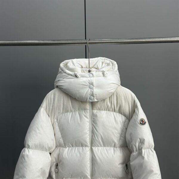 MONCLER WHITE POLYAMIDE MEANDRE JACKET – MC056 - Image 3