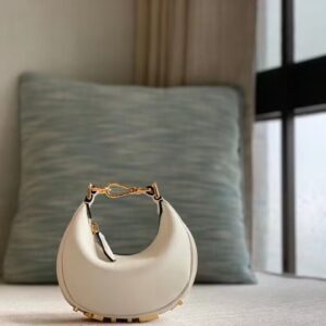 NANO FENDYGRAPHY WHITE LEATHER CHARM - F036